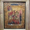 19TH CENTURY RUSSIAN SCHOOL PAINTING ON PANEL ST GEORGE AND THE DRAGON 10 1/2 X 8 1/2 INCH (26.7 X 21.6 CM) (AUTHENTICATED BY AN INDEPENDENT ART VALUER) - 2