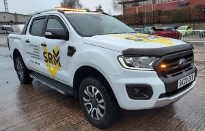 WHITE FORD RANGER WILDTRAK ECOBLUE 4, REG NO: SK20 ZKV, MILEAGE: 61,067 NOW WITH V5 ENGINE SIZE: 1996CC, FIRST REGISTERED: 11/06/2020, SAT NAV, AIR CONDITIONING, ADDITIONAL WARNING/MAINTENANCE LIGHTS INSTALLED, TOW BAR, SPARE TYRE, MOT UNTIL 10/07/2025