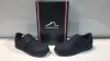 36 X BRAND NEW JUNIOR KANGOL LEATHER VELCRO TRAINERS IN BLACK ALL IN SIZE UK 6 IN 6 BOXES