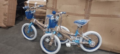 2 X BRAND NEW KIDS BRANDED FROZEN BIKES