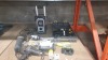 8 X MIXED TOOL LOT CONTAINING RYOBI (CDD - 1201) DRILL WITH CHARGING PORT AND BATTERIES , BOSCH (GWS9 115) ANGLE GRINDER , MAKITA (BJV180) JIGSAW , MAKITA (DHP453) COMBI DRILL , MAKITA RADIO ETC