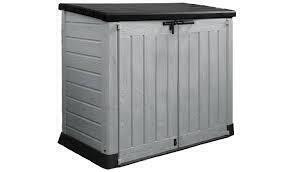 1 X KETER STORAGE BOX IN GREY/BLACK SIZE 1481 X 880 X 238 (NOTE CUSTOMER RETURNS)