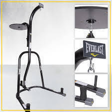 1 X EVERLAST HEAVY BAG STAND IN ONE BOX IN BLACK ( MODEL 4813BDTC ) (NOTE CUSTOMER RETURNS)