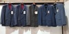 5 X BRAND NEW SIMON CARTER BLAZERS LOT CONTAINING 2 IN NAVY BLUE 1 IN LIGHT BLUE , 1 IN CHARCOAL AND 1 IN CHEQUERED BLUE SIZES INCLUDE 40R , 38R