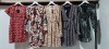 100 X PIECE MIXED NEW CLOTHING LOT TO INCLUDE JOGGERS - JUMPERS - BLAZERS - BLOUSES - DRESSES - SHIRTS - PANTS - PLEASE SEE PICTURE FOR REPRESENTATIVE ITEMS (ITEMS HAVE BEEN DELABELLED)