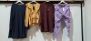 100 X PIECE MIXED NEW CLOTHING LOT TO INCLUDE JOGGERS - JUMPERS - BLAZERS - BLOUSES - DRESSES - SHIRTS - PANTS - PLEASE SEE PICTURE FOR REPRESENTATIVE ITEMS (ITEMS HAVE BEEN DELABELLED)