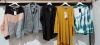 100 X PIECE MIXED NEW CLOTHING LOT TO INCLUDE JOGGERS - JUMPERS - BLAZERS - BLOUSES - DRESSES - SHIRTS - PANTS - PLEASE SEE PICTURE FOR REPRESENTATIVE ITEMS (ITEMS HAVE BEEN DELABELLED)