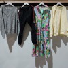 100 X PIECE MIXED NEW CLOTHING LOT TO INCLUDE JOGGERS - JUMPERS - BLAZERS - BLOUSES - DRESSES - SHIRTS - PANTS - PLEASE SEE PICTURE FOR REPRESENTATIVE ITEMS (ITEMS HAVE BEEN DELABELLED)