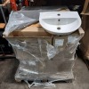 20 X BRAND NEW MITO WHITE WASH BASINS ON 1 PALLET - L-50CM - D -38.5CM - H - 16CM - 2