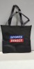 900 X BRAND NEW SPORTS DIRECT REUSABLE TOTE IN SIZE 36 X 36 X 10 CM BAGS IN 9 BOXES