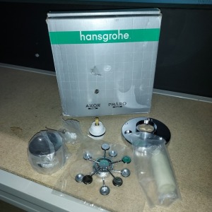 5 X BRAND NEW HANSGROHE SHUT OFF DIVERTER VALVE ( 1593200 )