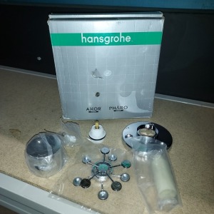 4 X BRAND NEW HANSGROHE SHUT OFF DIVERTER VALVE ( 1593200 )