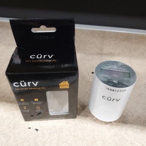 20 X BRAND NEW CURV SMART ADVANCED TRV INDEPENDENT ROOM HEATING CONTROLS - IN 1 BOX