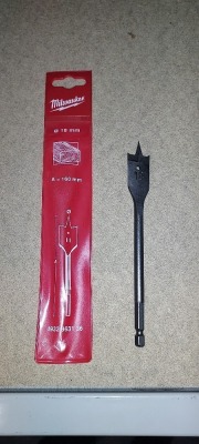 40 X BRAND NEW MILWAUKEE 18 MM WOOD SPADE DRILL BITS