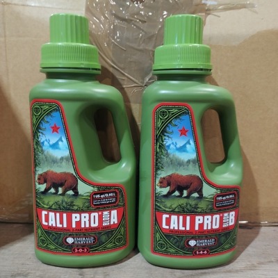 72 X BRAND NEW EMERALD HARVEST CALI PRO PROFESSIONAL 2- PART NUTRIENT - 950 ML BOTTLES 36 X BLOOM A 36 X BLOOM B