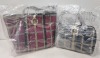 2 X BRAND NEW MIXED VERSACE JEANS COUTURE BAG LOT TO INCLUDE 1X VERSACE JEANS PRINTED BAG IN WINE SIZE L-35CM - H-30CM - D-13CM - 1X VERSACE JEANS PRINTED BAG IN NAVY SIZE - L-30CM - H-20CM - D-13CM (CLG CODE AUTHENTICATED) - 2