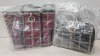 2 X BRAND NEW MIXED VERSACE JEANS COUTURE BAG LOT TO INCLUDE 1X VERSACE JEANS PRINTED BAG IN WINE SIZE L-35CM - H-30CM - D-13CM - 1X VERSACE JEANS PRINTED BAG IN NAVY SIZE - L-30CM - H-20CM - D-13CM (CLG CODE AUTHENTICATED) - 2