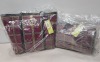 2 X BRAND NEW MIXED VERSACE JEANS COUTURE BAG LOT TO INCLUDE 1X VERSACE JEANS PRINTED BAG IN WINE SIZE L-35CM - H-30CM - D-13CM - 1X VERSACE JEANS PRINTED BAG IN WINE WITH SHOULDER STRAP SIZE - L-30CM - H-20CM - D-13CM - 2