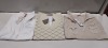 10 X PIECE MIXED BRAND NEW LACOSTE CLOTHING LOT TO INCLUDE 1X LACOSTE BROWN LONG SLEEVE TOP - 1X LACOSTE PINK THIN POLO T-SHIRT - 5 X LACOSTE TEXTURED VESTS - 1X LACOSTE KHAKI BUTTON UP CARDIGAN ETC ALL IN VARIOUS SIZES
