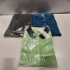 12 X PIECE MIXED BRAND NEW LACOSTE CLOTHING LOT TO INCLUDE 6 X LACOSTE BLUE POLO T-SHIRTS - 2X LACOSTE BUTTON UP CARDIGAN 1X LACOSTE STRIPE SHIRT - 1X LACOSTE GREEN POLO T-SHIRT ETC ALL IN VARIOUS SIZES