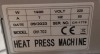 1 X UK PRESS PROFFESONAL HEAT PRESS MACHINE - WITH DIGITAL DISPLAY SCREEN - TEMPERATURE CONTROL - INCLUDES 2 HEAT PADS - SLIDING BOTTOM TIER ( CODE : CH1702) (YEAR OF MANUFACTURE : 09/2023 ) S/N : CH-1778 ) - 2