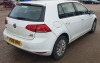 WHITE VOLKSWAGEN GOLF S TDI BMT DIESEL 1598CC FIRST REGISTERED 9/5/2016 REG: FD16URA 1 KEY NO V5 MOT UNTIL 15/12/2025 MILEAGE :25,986 AIR CON HANDS FREE - 3