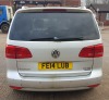 SILVER VOLKSWAGEN TOURAN SPORT BLUEMOTN TEC DIESEL MPV 1968CC FIRST REGISTERED 3/3/2014 REG: FE14LUB 1 KEY WITH V5 MOT EXPIRED 18/10/2024 MILEAGE : 34,828 7 SEATER CD PLAYER, AIR CON, ALLOY WHEELS ROOF RACK PLEASE NOTE - ISSUE WITH CLUTCH - 6