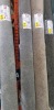 1 X PART ROLL OF HIGH QUALITY STAIN FREE - SUPER HEAVY - SAXONY CARPET IN GREY COLOUR APPROX 2.75 X 4 METER ROLL