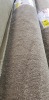 1 X PART ROLL OF HIGH QUALITY STAIN FREE - HEAVY DOMESTIC -STAINFACE SAXONY CARPET IN LIGHT LIGHT BROWN COLOUR APPROX 3.25 X 4 METER ROLL - 2