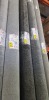 1 X PART ROLL OF HIGH QUALITY STAIN FREE - SUPER HEAVY SAXONY CARPET IN LIGHT GREY/ BLACK COLOUR APPROX 4 X 4 METER ROLL