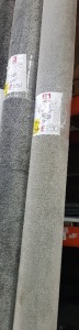 1 X PART ROLL OF HIGH QUALITY STAIN FREE - SUPER LUXURY CARPET IN LIGHT GREY COLOUR APPROX 3.50 X 4 METER ROLL