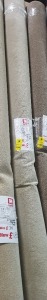 1 X PART ROLL OF HIGH QUALITY STAIN FREE - LUXURY SOFT CARPET IN BEIGE COLOUR APPROX 3.5 X 4 METER ROLL