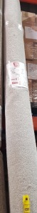 1 X PART ROLL OF HIGH QUALITY STAIN FREE - LUXURY SOFT CARPET IN LIGHT GREY COLOUR APPROX 3 X 4 METER ROLL
