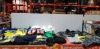 100+ PIECE BRAND NEW MIXED SAFETY CLOTHING LOT TO INCLUDE ORN TRADESMEN SHORTS - BLACKROCK HI-VIS POLO SHIRTS - WONDERGRIP GLOVES - ORN JACKETS - HARD HATS - REGATTA FLEECE - BEESWIFT HI-VIS HOODIES - ETC ALL IN VARIOUS SIZES