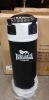 1 X BRAND NEW 4 FT LONSDALE LEATHER HEAVY BOXING BAG - IN BLACK AND WHITE - NO BOX -