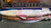 1 X BRAND NEW GUL HAWKERS 2 PERSON KAYAK - IN RED AND ORANGE - INCLUDES 2 REMOVABLE COMFORT SEATS /4 X PADDLES / DRY SEAL HATCHES / PADDLE HOLDERS / ( SIZE : 380 CM LENGTH / BEAM 85CM / DEPTH 35 CM ) - 32KG - 2