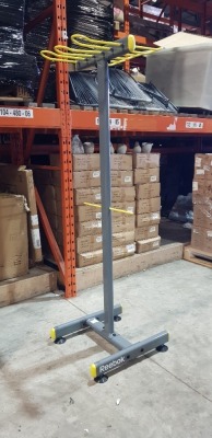 2 X BRAND NEW REEBOK POWER TUBE STORAGE RACK - SUITABLE TO STORE 20 POWER TUBES (60 CM LENGTH / 57 CM WIDTH / 182 CM HEIGHT ) - IN 2 BOXES ) ( SKU - FS1629 ) RRP £ 330 .00 PP = TOTOAL 660.00
