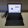 1 X MICROSOFT SURFACE LAPTOP 3 IN BLACK - 10TH GEN INTEL CORE I5 PROCESSOR - 128 GB STORAGE - 8 GB RAM - 13 INCH SCREEN WITH BOX AND CHARGER AND 1 X MICROSOFT WIRELESS KEYBOARD ( DATA WIPED - OPERATING SYSTEM UNKOWN)