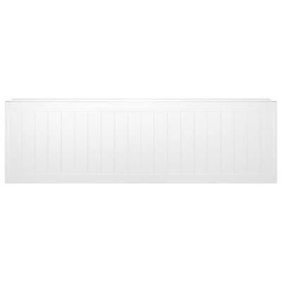 12 X BRAND NEW WICKES MDF BATH PANEL FRONTS - WHITE GLOSS - T & G EFFECT. SIZE 1700 X 520 MM - CODE: W207 270W - PICK LOOSE