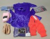 150 + BRAND NEW MIXED TAPPERS AND POINTERS LOT TO INCLUDE WRAPOVER POLY CREPES - WRAPOVER SKIRTS - LONG SLEEVED SKATING DRESS - BROWN BALLET PUMPS - SILVER GLITTER DANCE SHOES - SNAKE SKIN PRINT SHORTS ETC ALL IN VARIOUS SIZES