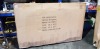 1 X BOXED HOME LIFE MONZA SOFA BED IN FABRIC GREY 185CM X91CM X 85CM RECLINED - 185CM X109CM X 42CM - 2