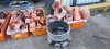 75 + PIECE MIXED LOT OF ASSORTED UNDERGROUND DRAINAGE PIPES TO INCLUDE VARIOUS SHAPES AND SIZES ( CHECK PICTURES FOR DETAILS ) - IN 3 LARGE TRAYS
