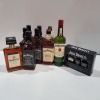 10 X PIECE BRAND NEW MIXED ALCOHOL LOT TO INCLUDE 5X JACK DANIELS WHISKEY 70CL - 2X JACK DANIELS HONEY WHISKEY 70CL - 1X JACK DANIELS PACK OF 3 50ML WHISKEY - 1X JAMESON WHISKEY 700ML - 1X DISARONO LIQUEUR 500ML