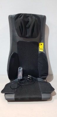 1 X USED NAIPO FIND WELL BEING MASSAGE AND HEAT CHAIR WITH VARIOUS DIFFERENT SETTINGS