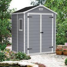 1 X KETER MANOR SHED 6 X 5 FT IN BOX (PLEASE NOTE CUSTOMER RETURNS) SLP0000033491161 - 200 CM X 113CM