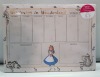 120 X BRAND NEW DISNEY CLASSICS ALICE IN WONDERLAND A4 WEEKLY DESK PLANNERS - RRP £5.99 - IN 2 BOXES