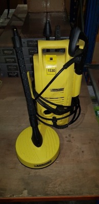 1 X KARCHER K 2.65 JET WASH WITH VARIOUS ATTACHMENTS