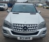 SILVER MERCEDES-BENZ ML300 GRD EDN CDI B-EFF A DIESEL ESTATE 2987CC FIRST REGISTERED 30/5/2011 REG: BC11WVR MILEAGE : 109,052 WITH KEY NO V5 MOT UNTIL 26/2/2025 - 5