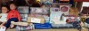 FULL SHELF BRAND NEW MIXED LOT CONTAINING MINNICRAFT CHESTNUT BEAR READY TO SEW / YOUR OWN BEANIE SET / VARIOUS KNITTED PLUSH TOYS TO INCLUDE BEARS / BEES / PIGS / AND LION / VARIOUS CROCHET SETS IN PENCIL CASES / VARIOUS KNITTING WOOL / 10 TUBS OF VARIO - 2