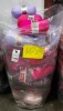 108 X BRAND NEW STYLE CRAFT KNITTING YARNS IN VARIOUS COLOURS TO INCLUDE FUSCHIA PURPLE - WISTERIA - RED - PINK - LIGHT PINK - DARK PURPLE ETC IN SIZE 295M - 2